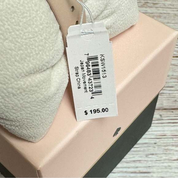 Kate Spade New York KSW1513 Metro White Dial Pink Leather Strap Women's … - Picture 6 of 6